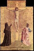 Piero della Francesca Polyptych of the Misericordia: Crucifixion oil painting artist